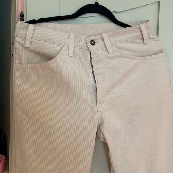 Levi's Corduroy Men's Pants, Excellent Like new condition, off white 32 x 34 - Picture 10 of 12